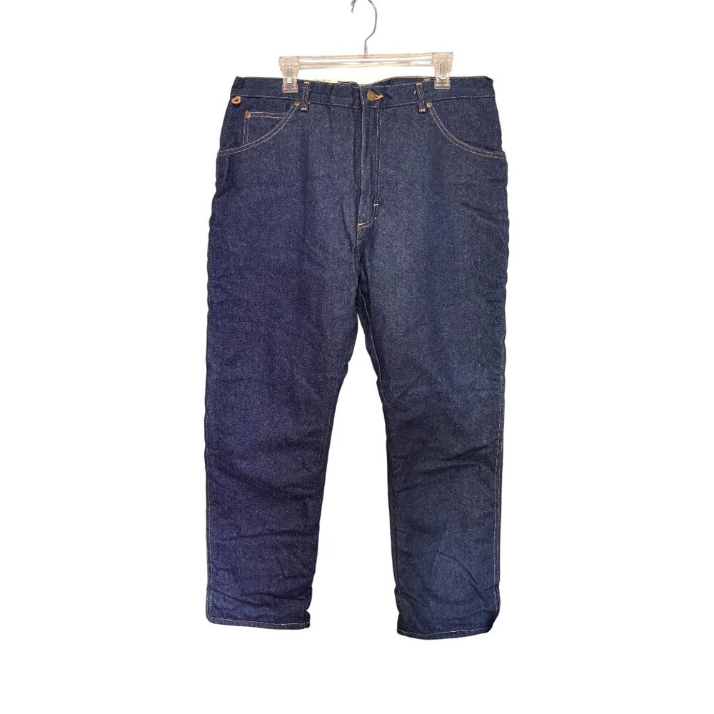 Men’s Vintage Wrangler Rugged Wear Fleece-Lined‎ Jeans 33213MW 38/30 NWT USA